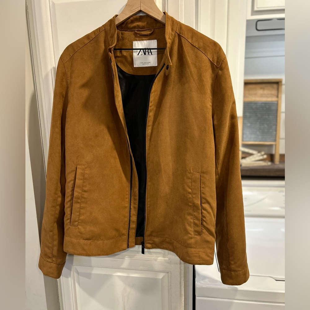 Zara Men's Brown Lightweight Jacket